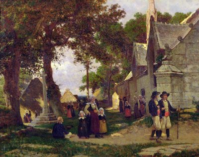 Church in Brittany by Otto Weber